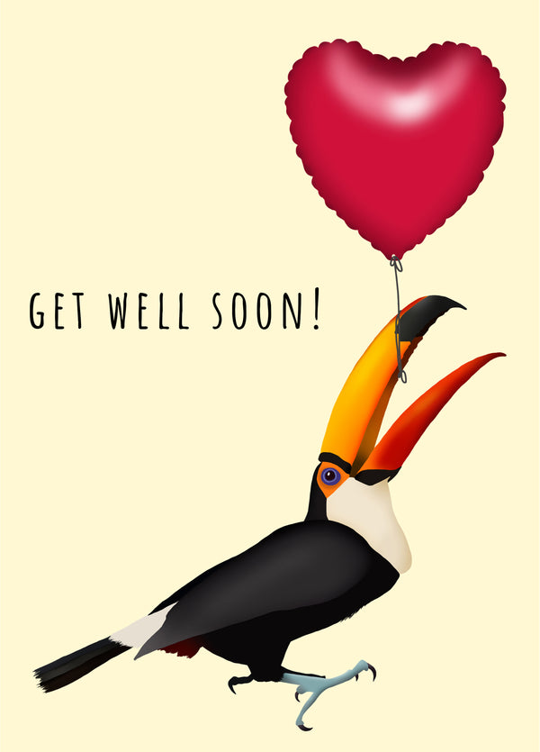 Get Well Toucan Card
