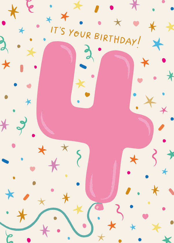 Happy 4 Years Birthday Girl!