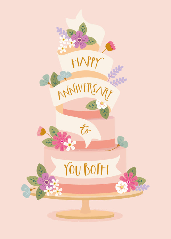 Happy Anniversary To You Both Card