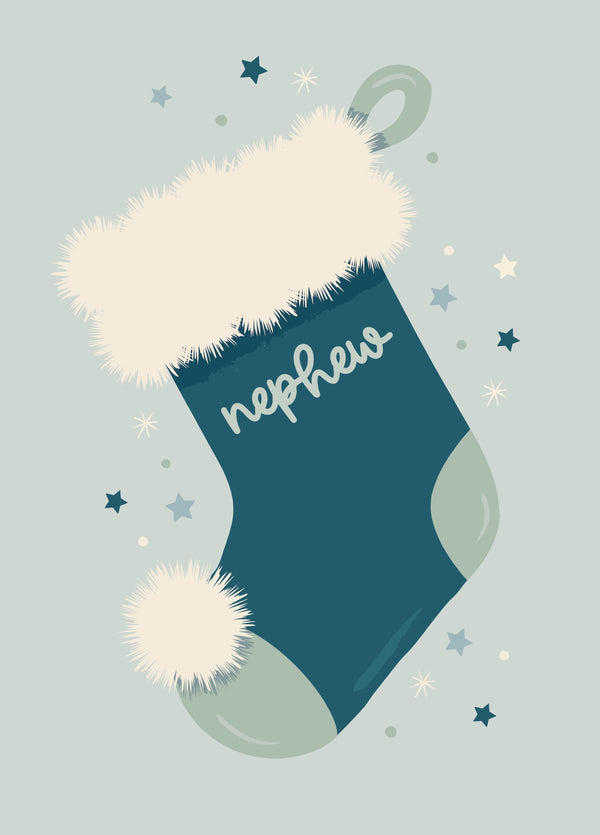 Nephew At Christmas Card