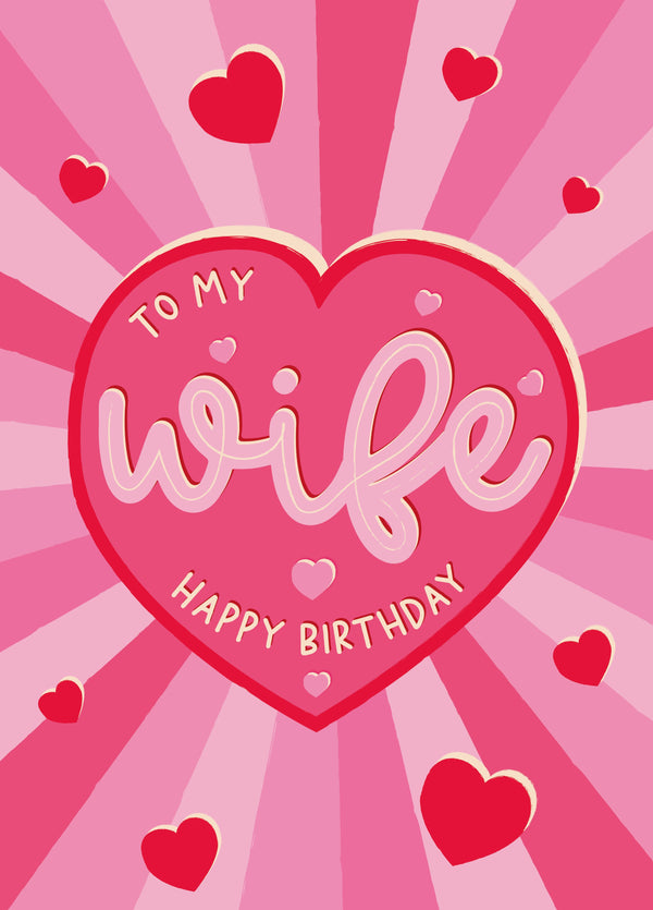 Happy Birthday Wife! Card