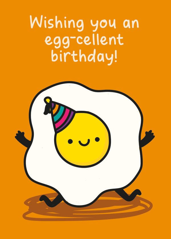 Wishing You An Egg-cellent Birthday Card