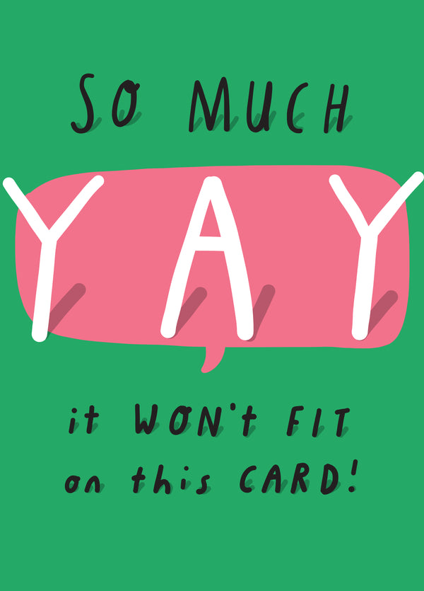 So Much Yay! Card