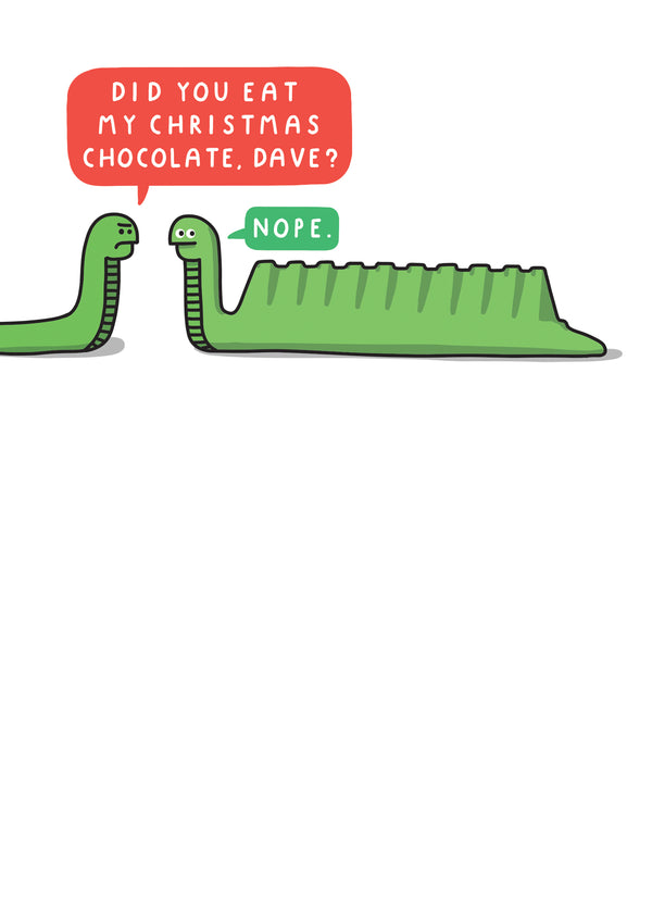Did You Eat My Christmas Chocolate?