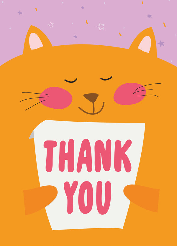 Thank You Cat Card
