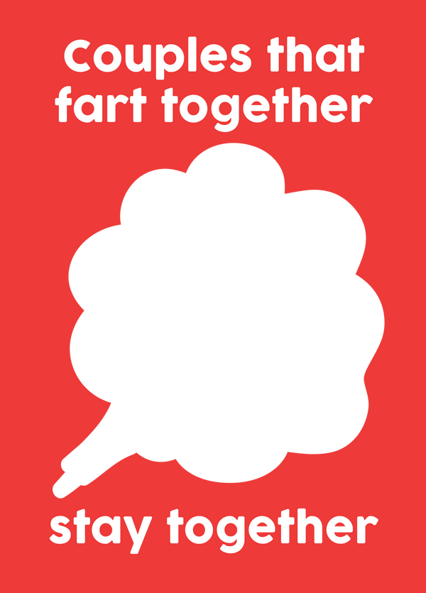 Fart Together Photo Card