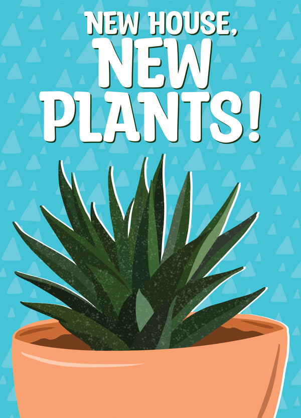 New House, New Plants Card