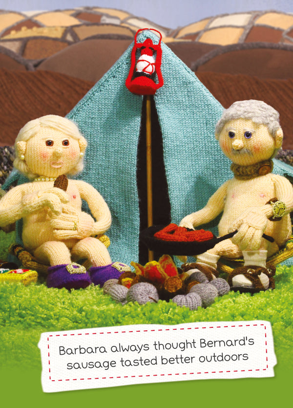 Bernard's Sausage Tasted Better Outdoors Card