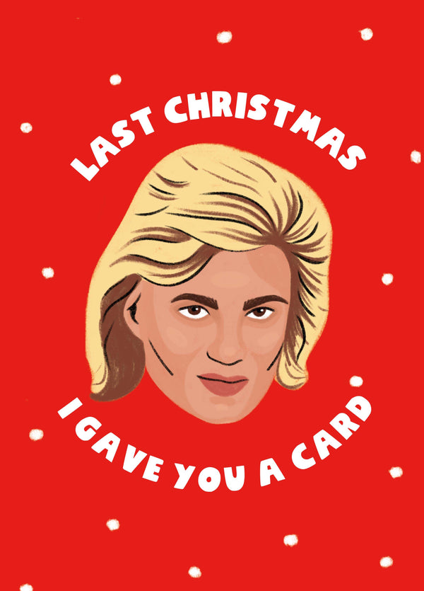 George Michael Last Christmas Card