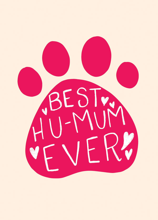 Best Hu-Mum Mother's Day Card
