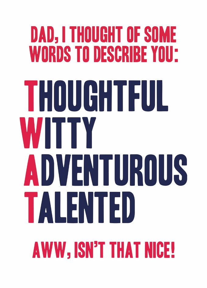 Twat Type Father's Day Card (Copy)-PMC