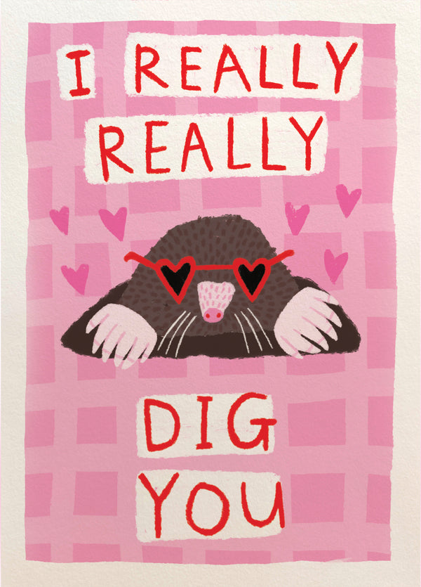 Really Dig You Valentine's Card