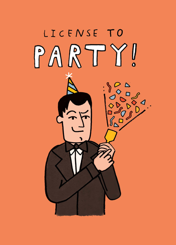 License To Party Card