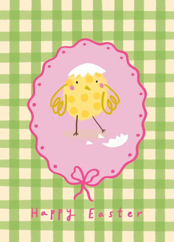 Gingham Chick Card