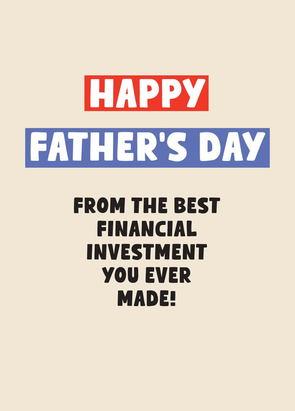 Financial Investment Card