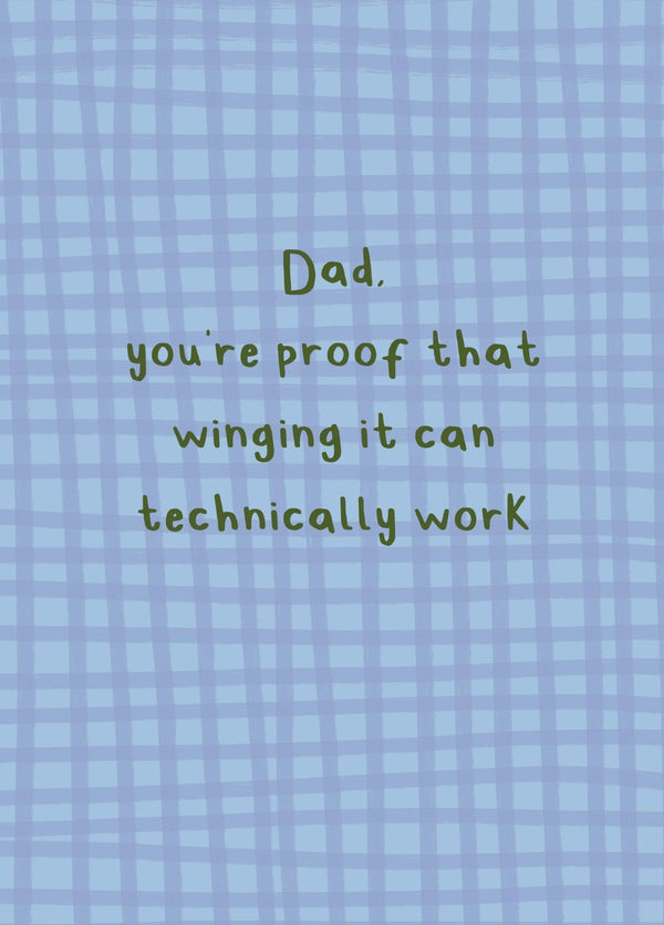 Winging It Card