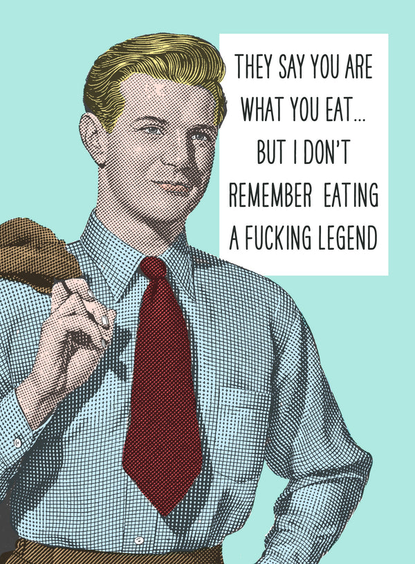 Eating A Legend Card