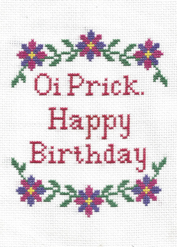Oi Prick.