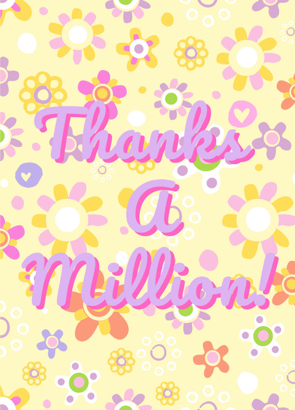 Thanks A Million Card
