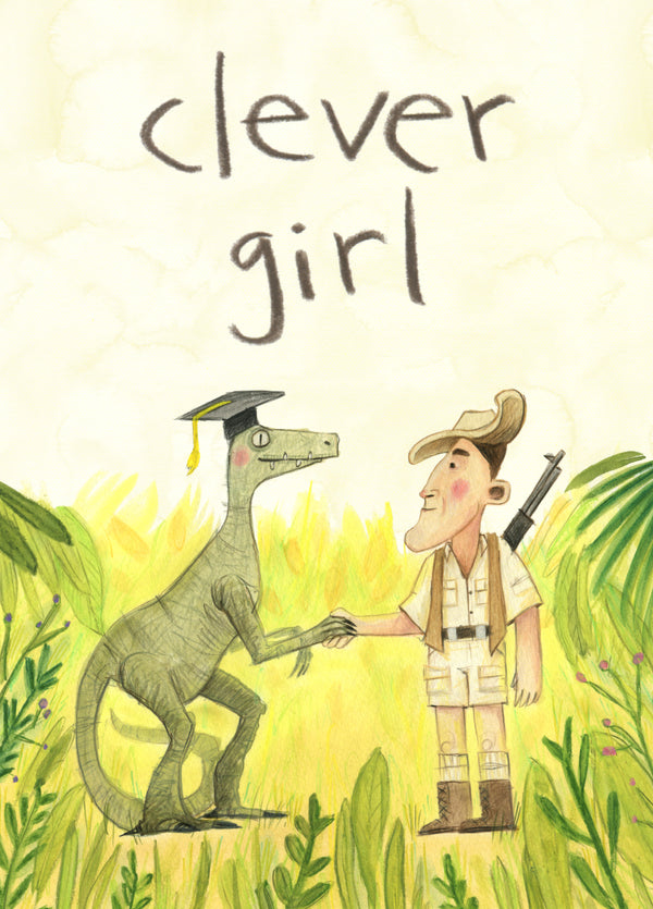 Clever Girl Card